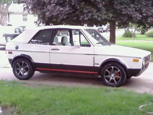 1983 volkswagen rabbit gti convertible  vw