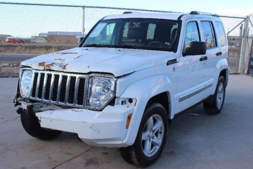 2012 jeep liberty limitede 4wd damaged non repairable title runs! export welcome