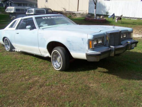 1979 mercury cougar base hardtop 2-door 5.8l