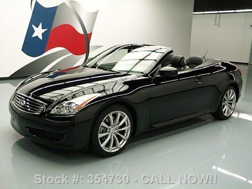 2010 infiniti g37 convertible premium auto nav 35k mi texas direct auto