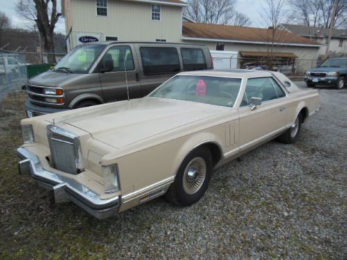 1979 lincoln continental mark v cartier edition coupe