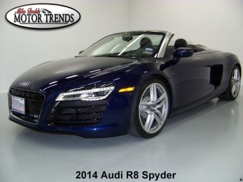 2014 audi r8 spyder 4.28 v8 quattro navigation diamond stitching b&amp;o audio 1k