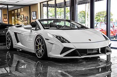 2013 lamborghini gallardo lp560-4 spyder - 20&#034; wheels - diamond stitch - 1k mi!!