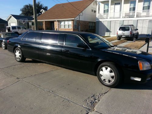 2002 cadillac deville executive limousine 4-door 4.6l