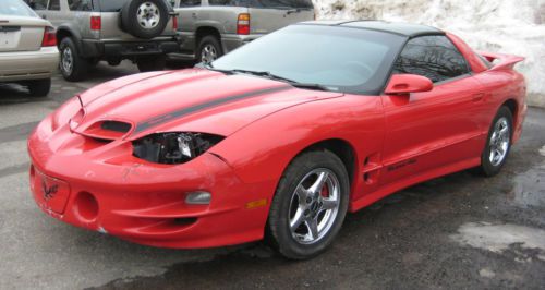 1998 pontiac firebird trans am coupe 2-door 5.7l repairable easy project