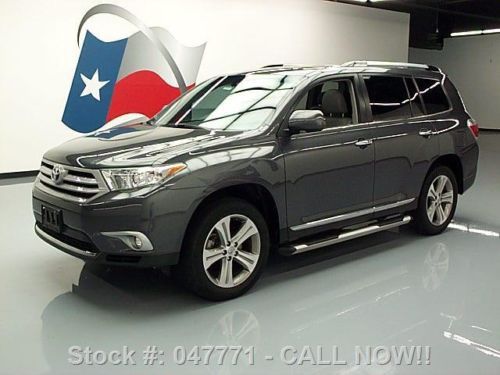 2011 toyota highlander ltd sunroof nav rear cam 34k mi texas direct auto