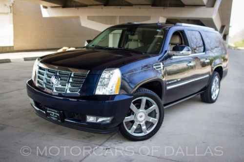 2009 cadillac escalade esv awd sat radio quad buckets bose navigation