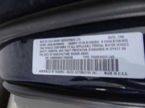 SUBARU OUTBACK WAGON AWD * NO RESERVE LOW 60K MILES! ONE OWNER! RARE FIND!, image 57