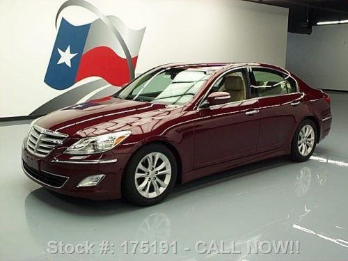 2012 hyundai genesis 3.8 htd leather alloy wheels 35k texas direct auto