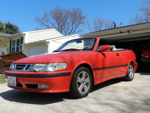 2002 saab 9-3 se convertible very nice!