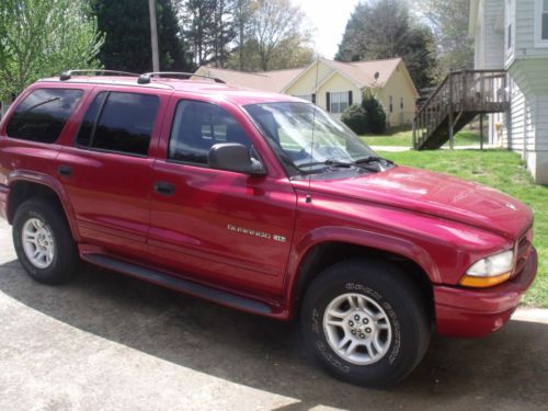 2001 dodge durango cheap, burgundy, clean