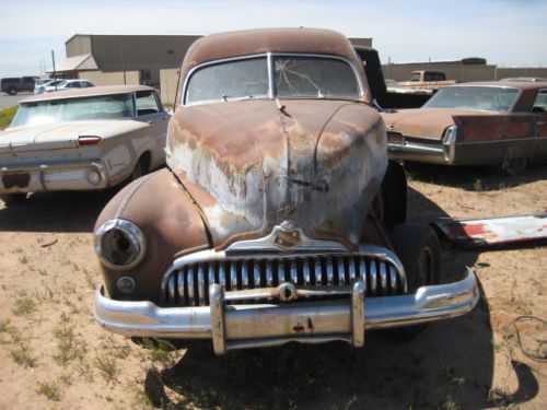 1946 buick roadmaster flxible hearse - az - needs total restoration - no engine!