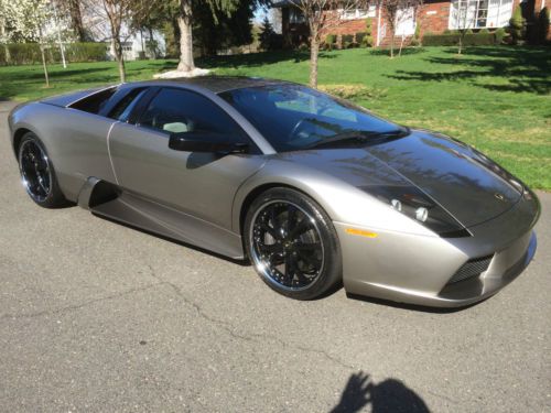 2004 lamborghini murcielago rare 6 speed clean carfax 19k miles tubi