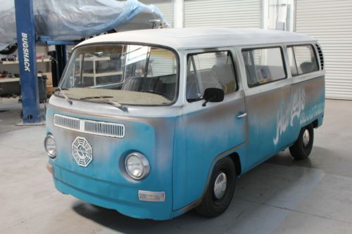 1971 vw volkswagen early bay window bus - runs - drives - bus from lost tv show
