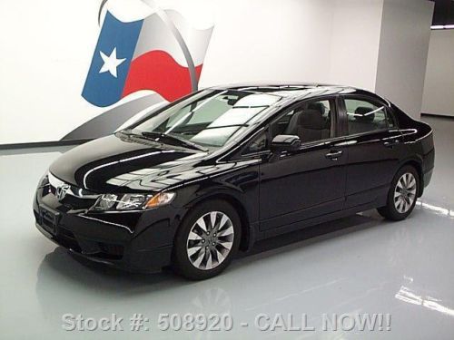2009 honda civic ex sedan 5-spd sunroof cruise ctrl 48k texas direct auto