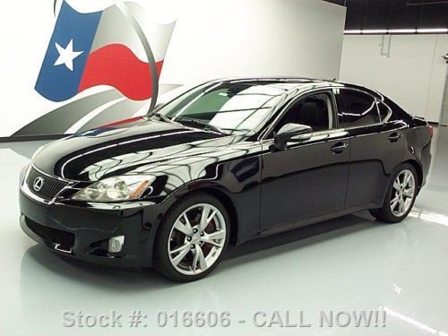 2009 lexus is350 sunroof nav rear cam climate seats 53k texas direct auto