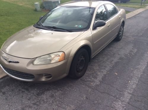 2002 chrysler sebring--needs work or great for parts!