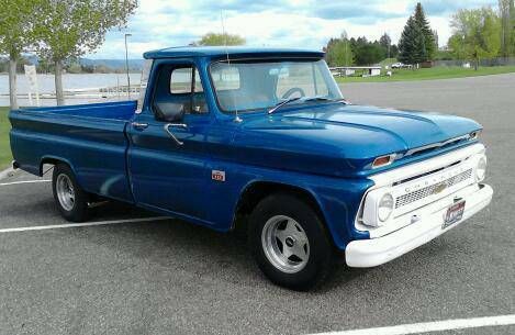 1966 chevy 1/2 ton fully restored sky blue pick-up