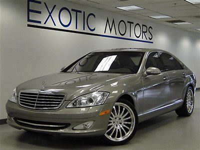 2007 mercedes s550! nav heated-sts hk-sound/6cd xenons 1-owner 12k-miles 20whls
