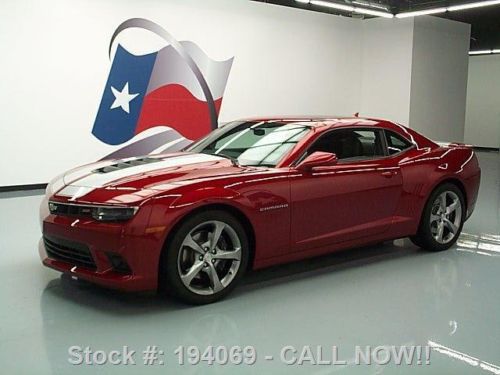 2014 chevy camaro 2ss rs auto sunroof nav hud 267 miles texas direct auto