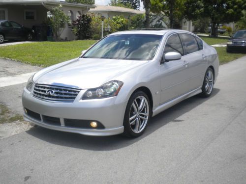 2006 infiniti m45 sport sedan 4-door 4.5l auto dvd player backup cam no reserve!