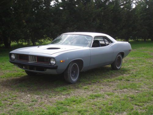 1972 &#039;cuda, original 340 car. bs23h2b plymouth, no reserve,