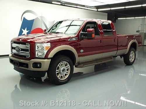 2014 ford f-350 king ranch crew 4x4 diesel longbed nav texas direct auto