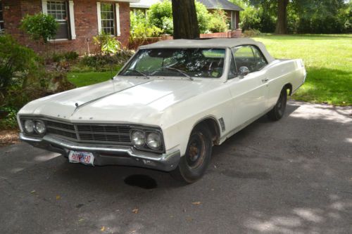 1966 buick skylark convertible all original wildcat 310 barn find!!!!