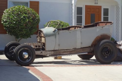 &#039;28 model a touring phaeton original 32 frame ford flathead hot rod duvall scta