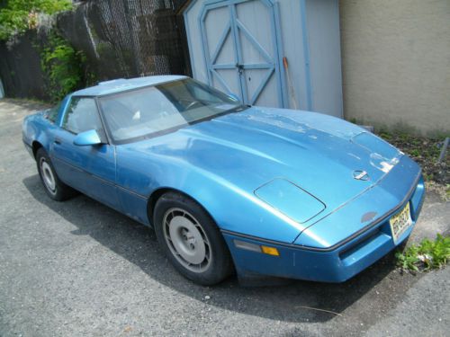 1987 chevy corvette blue 40k miles all original used