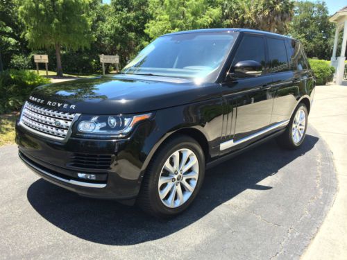 2014 land rover range rover hse 3.0 santorini black/ebony/ebony/cirrus