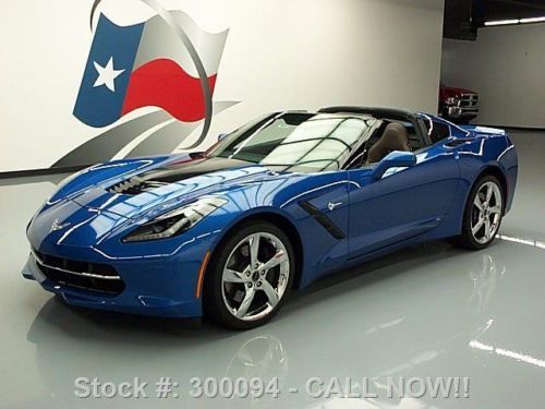 2014 chevy corvette stingray premiere 3lt z51 nav hud! texas direct auto