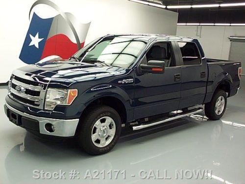 2013 ford f-150 xlt crew 5.0l v8 6pass side steps 3k mi texas direct auto