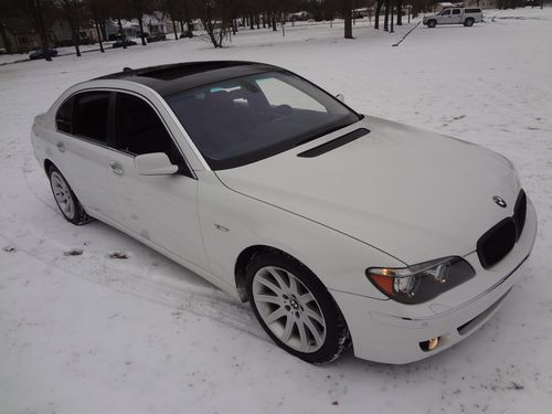 2006 bmw 750li_navi_roof_bckup snsr_htd lhtr_hid_fully loaded_rebuilt_no reserve