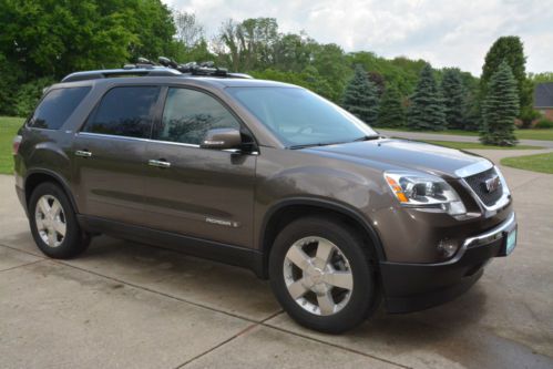 2007 gmc acadia slt 2 sport utility top of the line 4-door 3.6l, , brown metalic