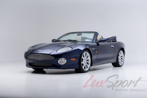 2002 aston martin db7 vantage volante rare atrium blue/ivory 19,000 miles mint!!