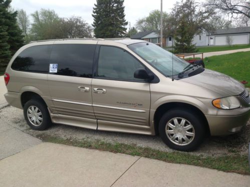 Ramp van for wheelchair - 2002 chrysler town &amp; country