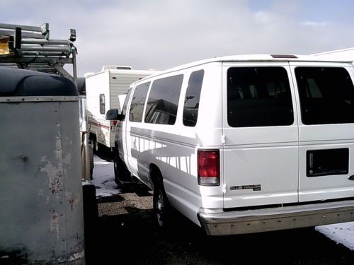 1998 ford e-350 econoline xl standard cargo van 2-door 5.4l, white