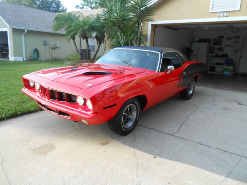 1971 plymouth  barracuda(cuda) ground pounding 440 nice