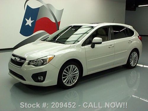 2013 subaru impreza 2.0i ltd awd sunroof leather 16k mi texas direct auto