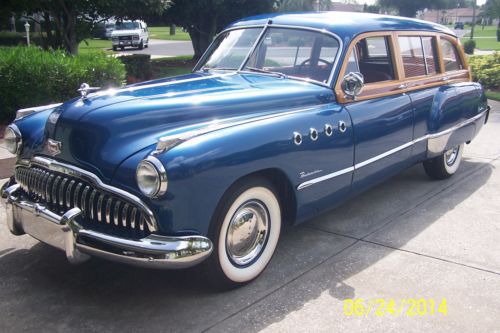 1949 buick roadmaster woody wagon 70 series fresh restoration