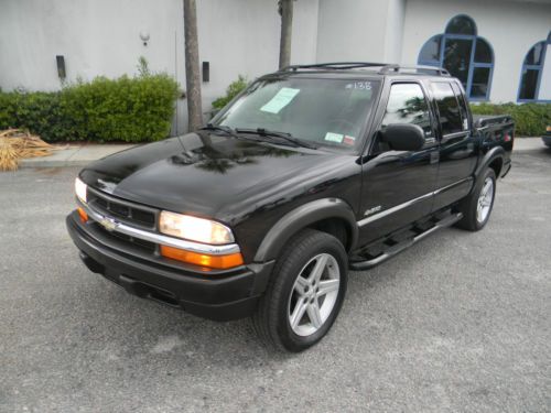 2004 chevrolet s10 zr5 crew cab pickup 4-door 4.3l extra clean great miles