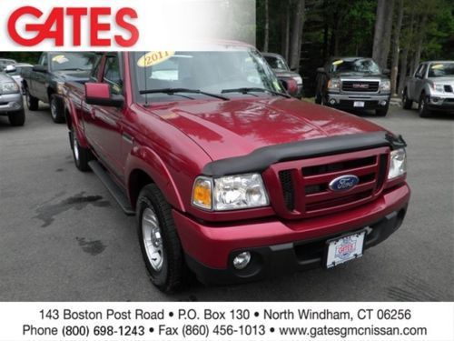 2011 truck used 4.0l v6 automatic rwd red