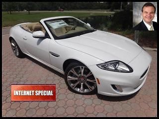 2014 jaguar xk 2dr conv + new +  20&#034; wheels, navigation, full factory warranty