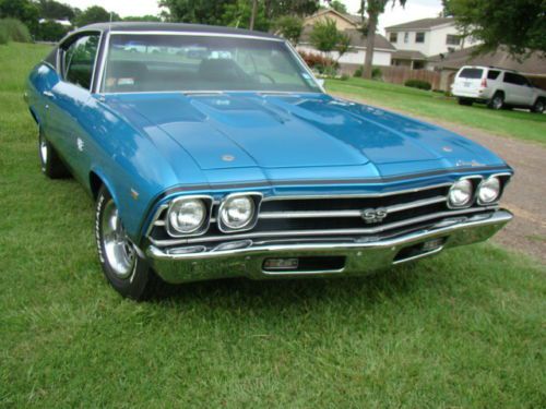 1969 chevrolet chevelle ss 396 #&#039;s matching factory original survivor nice