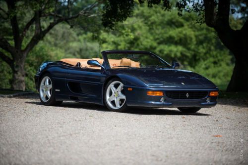 Beautiful ferrari f355 spider. finished in attractive blu swaters metallic