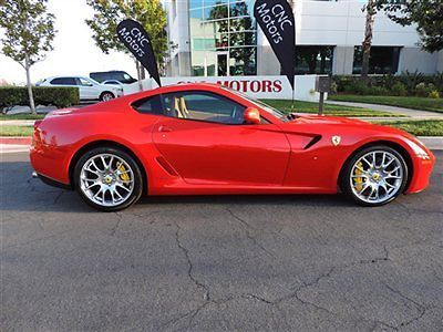 2008 ferrari 599 gtb red tan low miles loaded with options service history