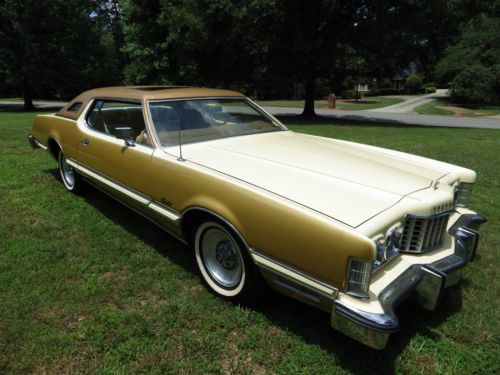 1976 thunderbird cream &amp; gold edition