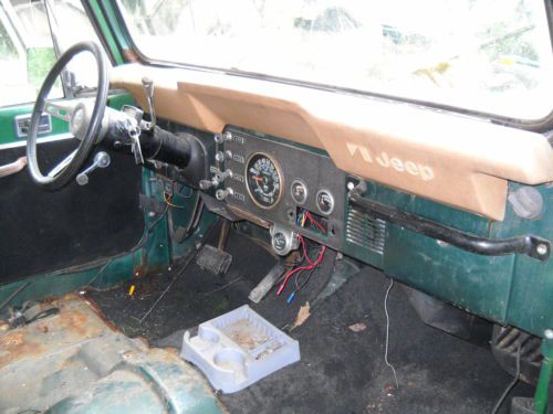 1979 Jeep CJ7 304 V8 Quadra Trac 34K Orig Miles Never Registered Municipal Owned, image 5