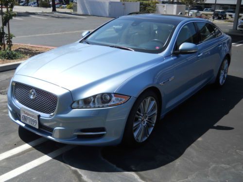 Jaguar 2011 xjl supercharged,  &#034;frost blue&#034;, excellent condition